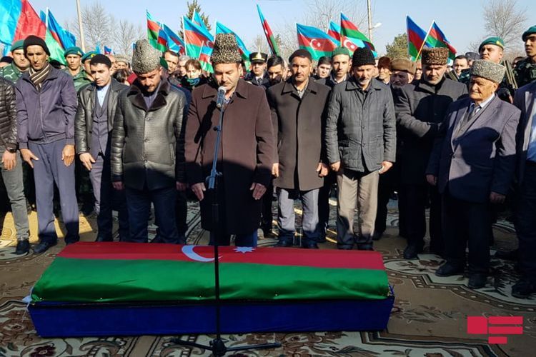 Погибший от вражеской пули азербайджанский солдат предан земле - ОБНОВЛЕНО - ФОТО