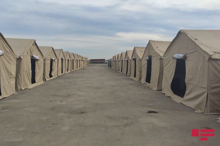 На юге Азербайджана в связи с угрозой коронавируса установлены 100 палаток  - ФОТО