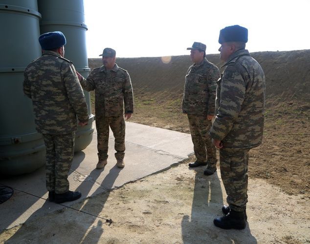 Закир Гасанов проверил боеготовность подразделений ПВО ВС Азербайджана - ФОТО