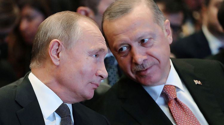 Эрдоган и Путин призвали к установлению режима прекращения огня в Ливии 12 января
