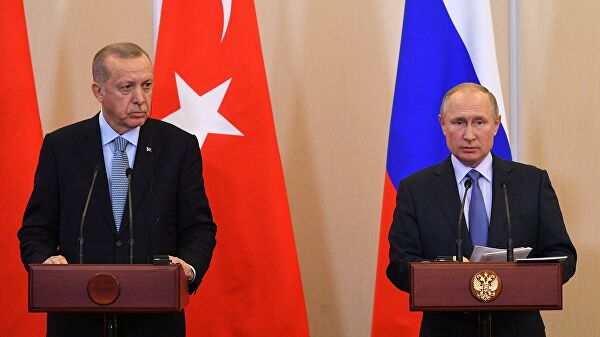 Путин и Эрдоган проводят переговоры в Стамбуле
