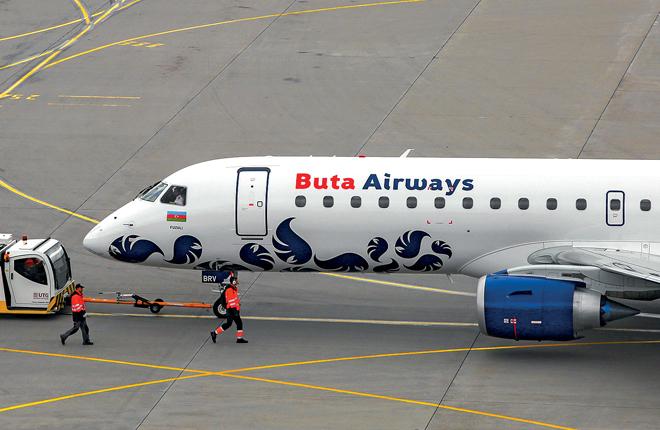 Самолет Buta Airways не смог подняться в воздух из-за технических проблем