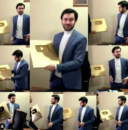 Азербайджанский певец получил престижный приз от YouTube