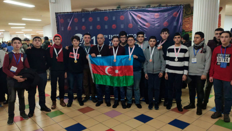 Азербайджанские школьники победили на международной олимпиаде - ФОТО