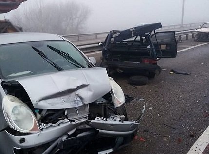 В России на трассе М-4 «Дон» столкнулись 34 автомобиля, есть погибшие и раненые  - ФОТО