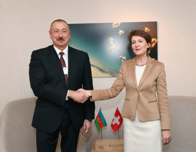 Президент Ильхам Алиев встретился с президентом Швейцарии - ФОТО - ОБНОВЛЕНО
