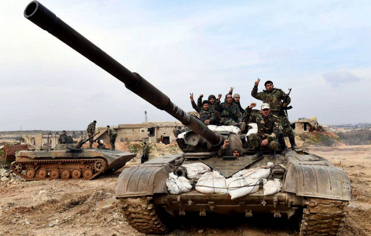 Армия Сирии вошла в город Мааррет-эн-Нууман на юго-востоке провинции Идлиб
