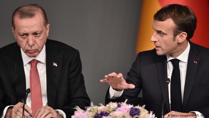 Макрон обвинил Эрдогана в «нарушении обещания» по Ливии