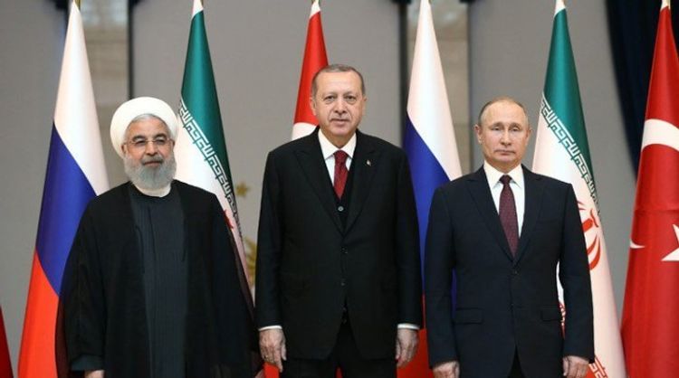 Началась трехсторонняя встреча президентов России, Турции и Ирана 