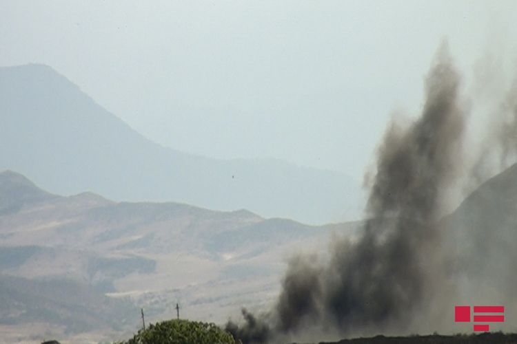Армяне учинили пожар на оккупированных азербайджанских территориях - ВИДЕН ДЫМ ОТ ОГНЯ