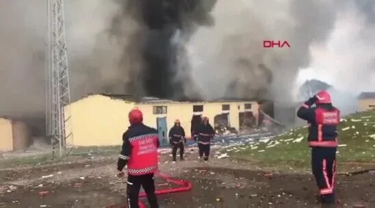 Около ста человек пострадали от взрыва на фабрике фейерверков в Турции
