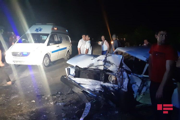 В Барде столкнулись два «ВАЗ»а, ранены 8 человек - ФОТО