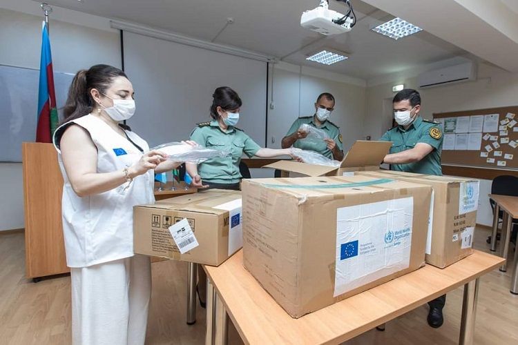  Главному медицинскому управлению  Минюста переданы средства индивидуальной защиты - ФОТО