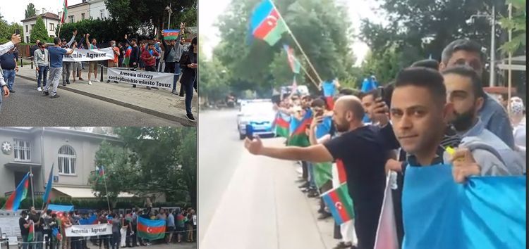 Пресечена попытка проведения армянами акции перед посольством Азербайджана в Польше
