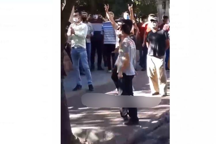 В Иране прошли акции в поддержку Азербайджану - ВИДЕО