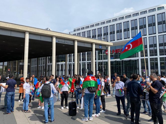 В Кёльне азербайджанцы провели акцию – ФОТО – ВИДЕО
