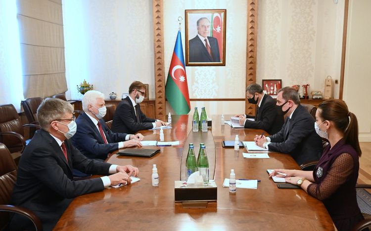 Глава МИД Азербайджана встретился с российским послом - ФОТО