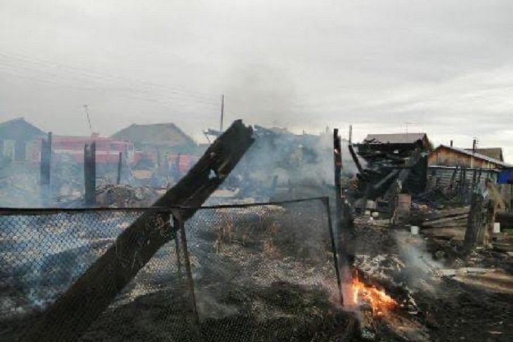 В России при пожаре в доме погибли пять человек, в том числе четверо детей