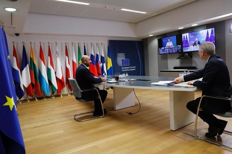Проходит саммит лидеров стран «Восточного партнерства» в виртуальном формате
