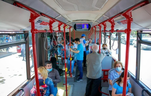 Только 30-40% пассажиров бакинских автобусов пользуются медмасками - ГУДП
