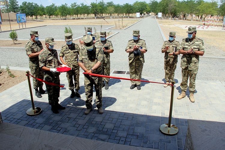 Состоялось открытие очередной воинской части ВВС Азербайджана в прифронтовой зоне - ФОТО