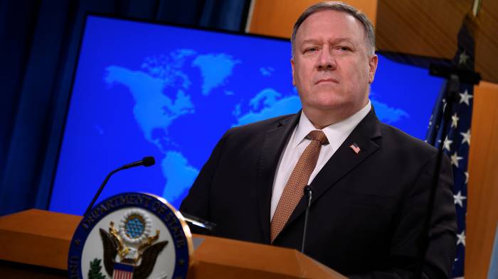 Помпео призвал не допустить поставок в Иран оружия из России и Китая