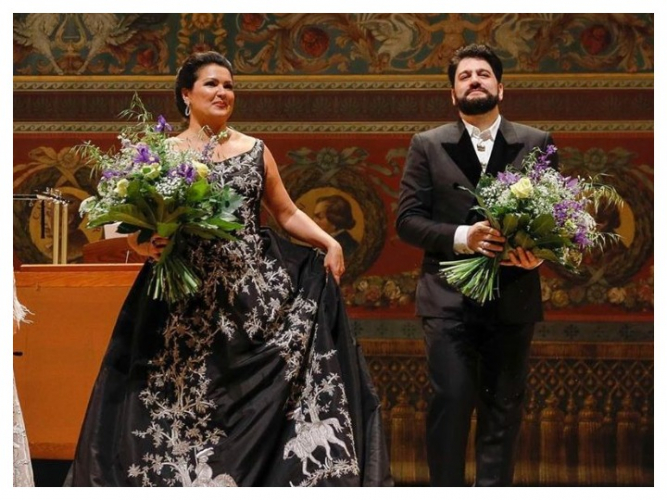 Юсиф Эйвазов и Анна Нетребко выступили на оперной сцене в Германии - ФОТО