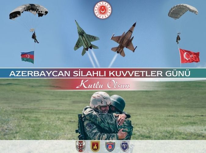 Министерство обороны Турции поздравило Азербайджан с Днем Вооруженных Сил
