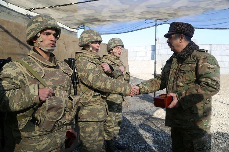 Закир Гасанов встретился с военнослужащими на прифронтовой зоне - ФОТО - ВИДЕО