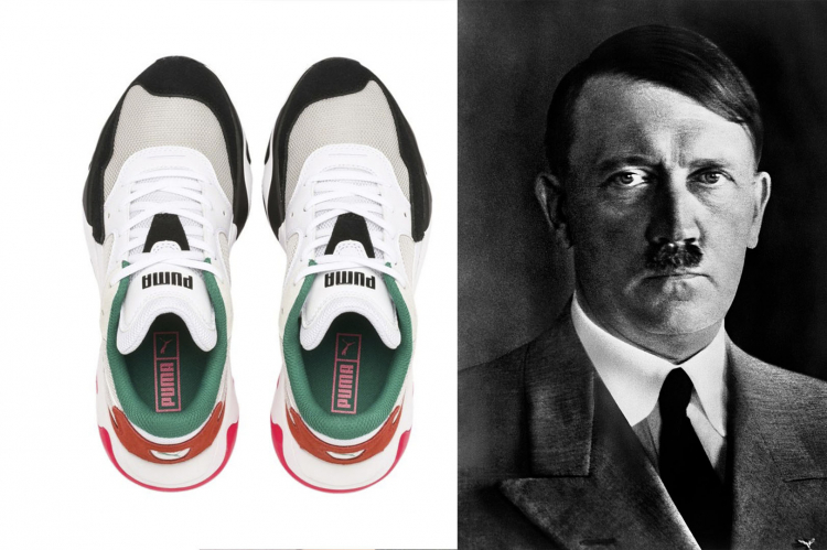 В новой модели кроссовок разглядели портрет Гитлера - ФОТО
