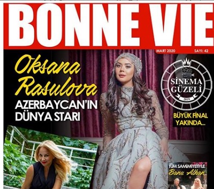 Оксана Расулова украсила обложку турецкого журнала - ФОТО