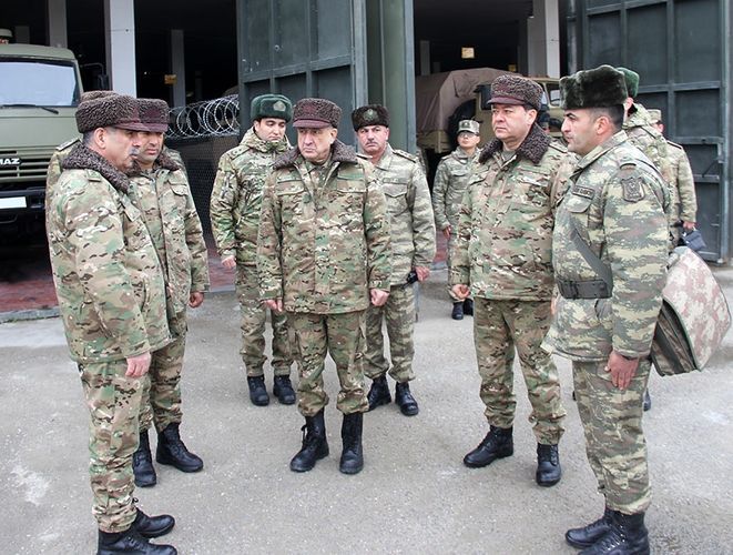 Закир Гасанов и Магеррам Алиев встретились с военными на передовой - ФОТО