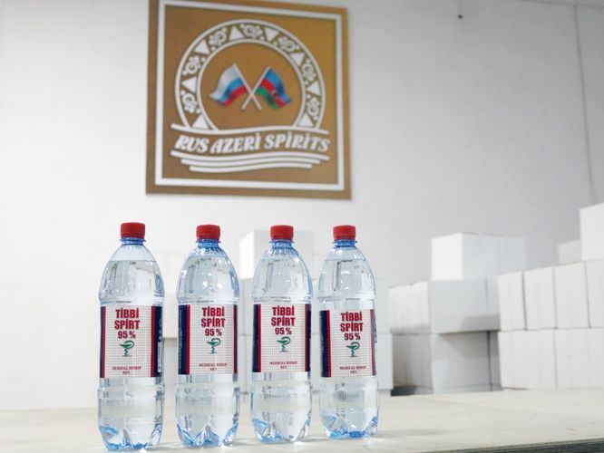 Российско-азербайджанское СП начало производить медицинский спирт

