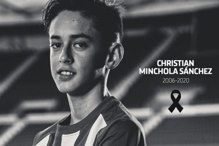 Умер 14-летний футболист мадридского «Атлетико»