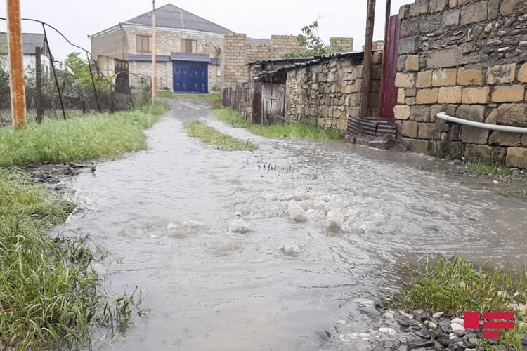 Проливные дожди нанесли ущерб Северному региону Азербайджана - ФОТО