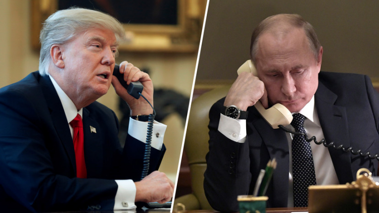 Путин провел телефонный разговор с Трампом
