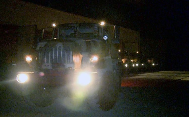 ВС Азербайджана провели передислокацию войск в ночное время - ВИДЕО