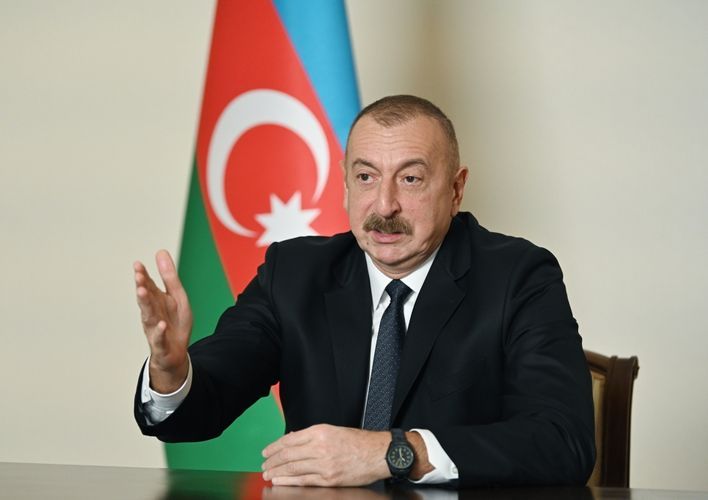 Президент Азербайджана: "Война идет на наших землях"