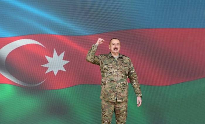 В знак благодарности Верховному Главнокомандующему и Азербайджанской Армии: - ВИДЕО