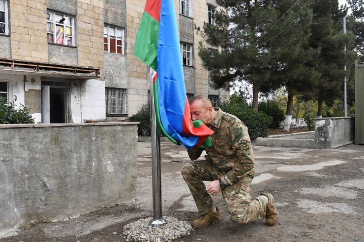 Ильхам Алиев: Разрушенный город Физули - живой свидетель армянского фашизма