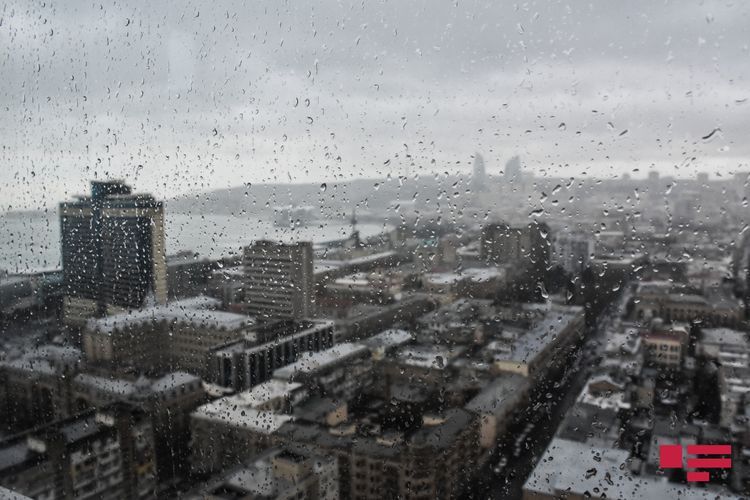 В воскресенье в Баку дожди и 10 градусов тепла 