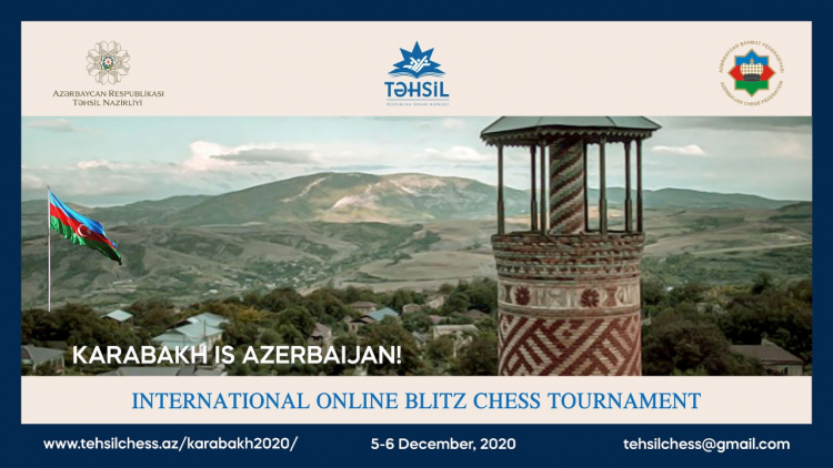 Состоится Международный турнир по шахматам «Карабах – это Азербайджан!»