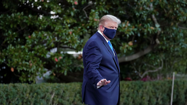 Трамп опубликовал видеообращение перед госпитализацией с коронавирусом