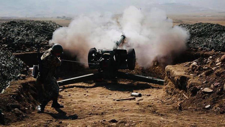 Вооруженные силы Армении обстреливают Гянджу