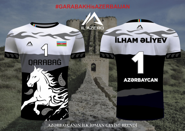 Мощная пропаганда Карабаха от первого в Азербайджане бренда спортивной одежды İL' Azero - ФОТО