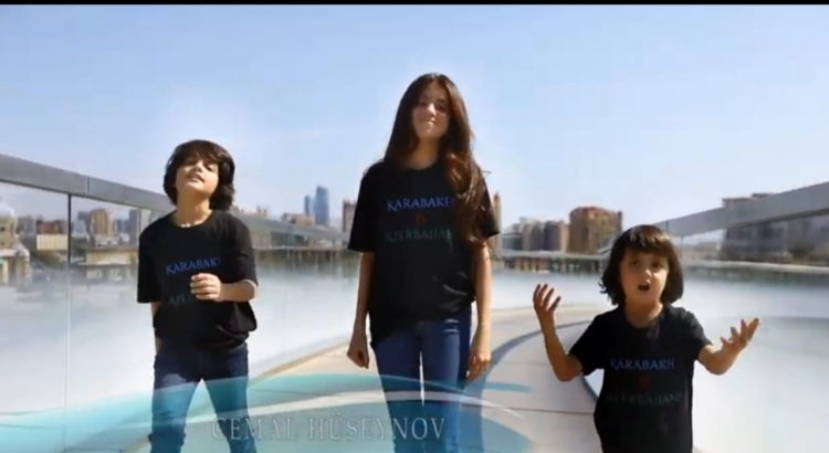 Юная азербайджанская исполнительница представила патриотический видеоролик - ВИДЕО