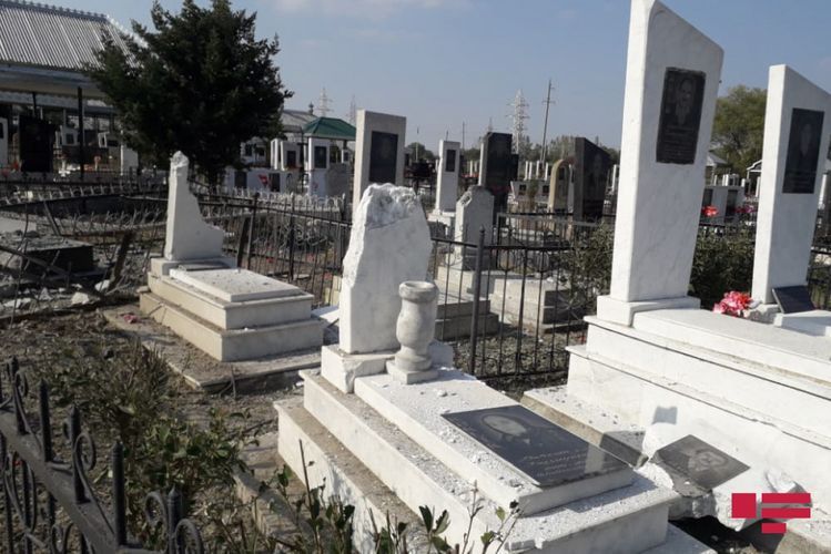 Число погибших в результате обстрела армянской армией кладбища в Тертере достигло 4 - ФОТО - ОБНОВЛЕНО