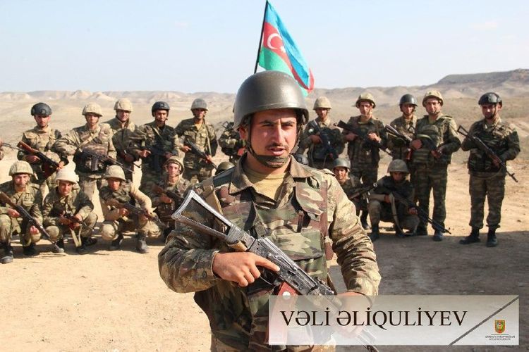 Бесстрашные, отважные воины доблестной зербайджанской армии - ФОТО