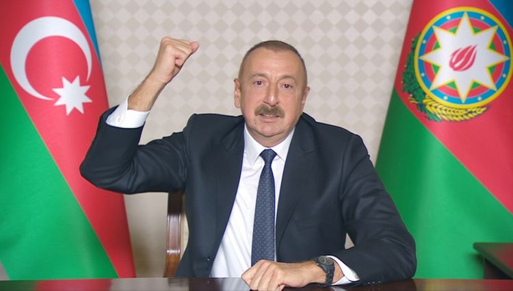 Президент Азербайджана: Враг бессилен перед нами. Мы ломаем хребет врагу, и сломаем!