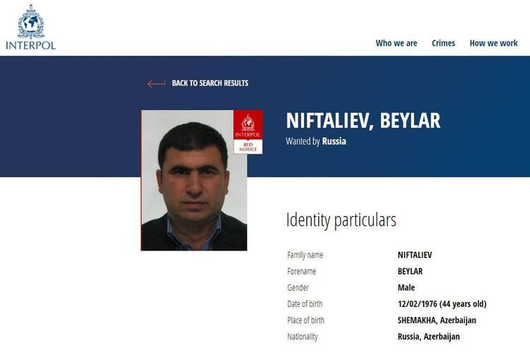 Россия объявила в розыск двух азербайджанцев по линии Интерпола - ФОТО